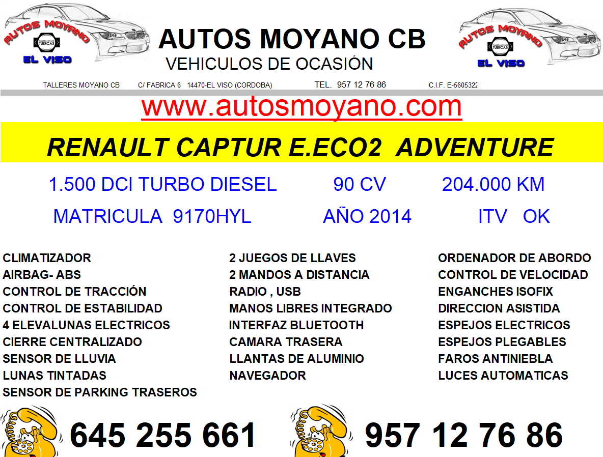 RENAULT CAPTUR DIESEL