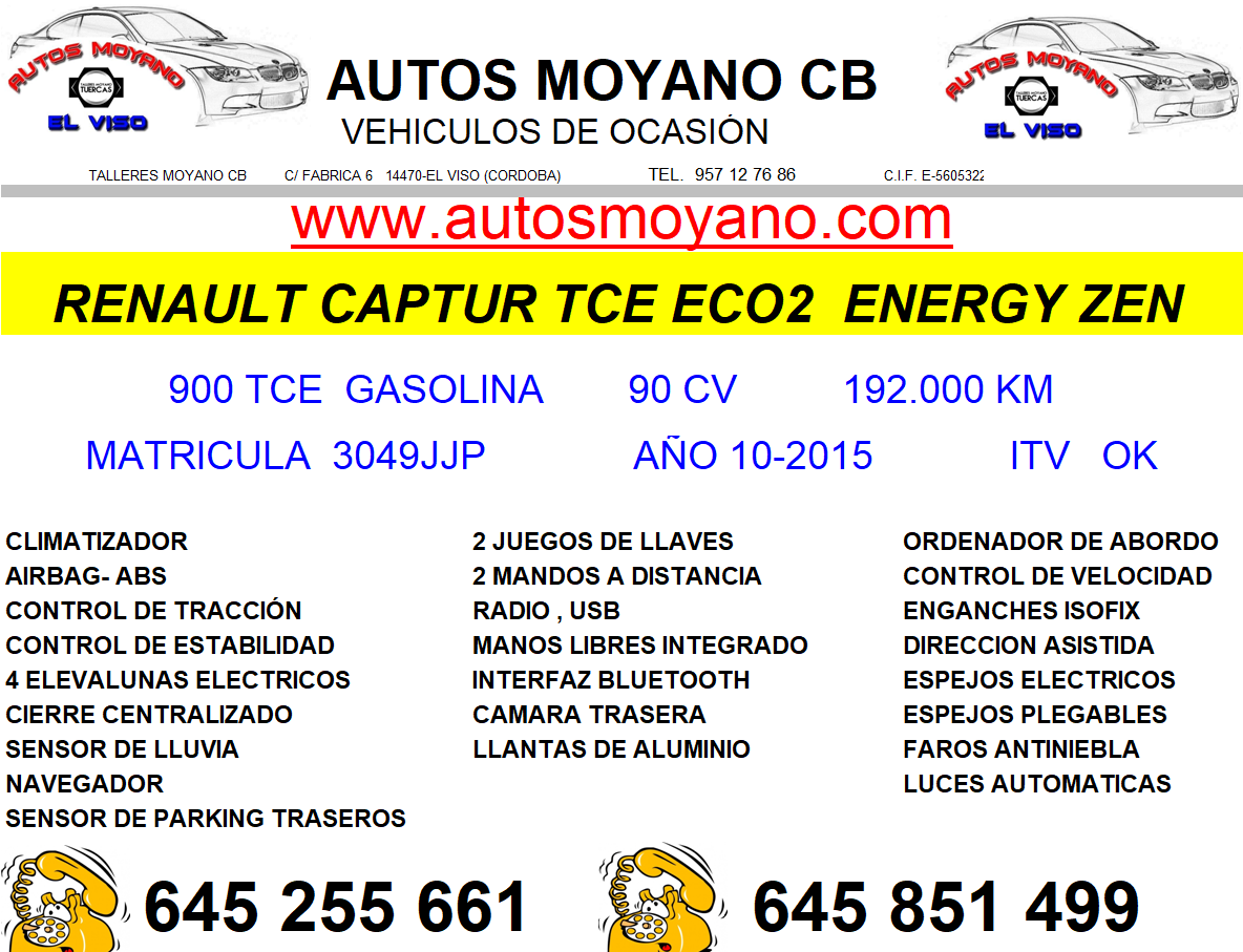 RENAULT CAPTUR GASOLINA